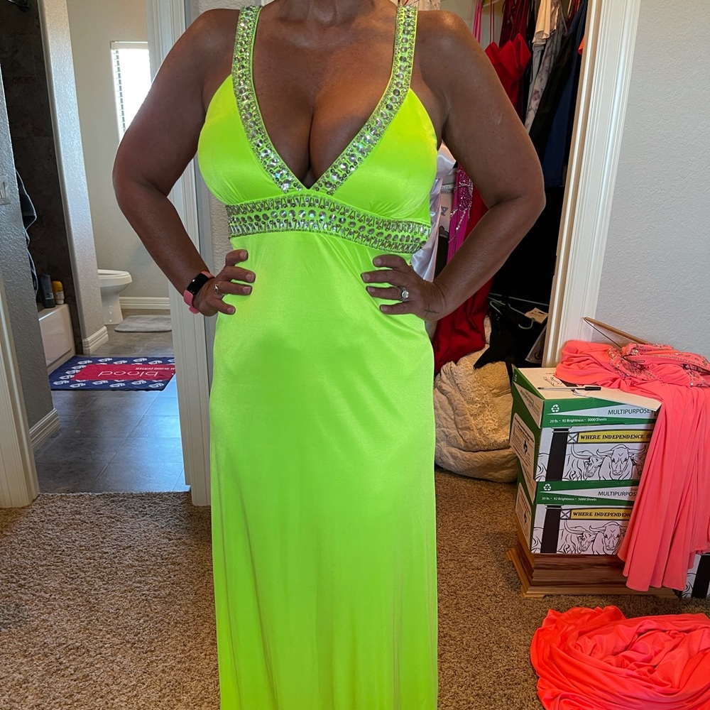 Lime Green Formal Dress